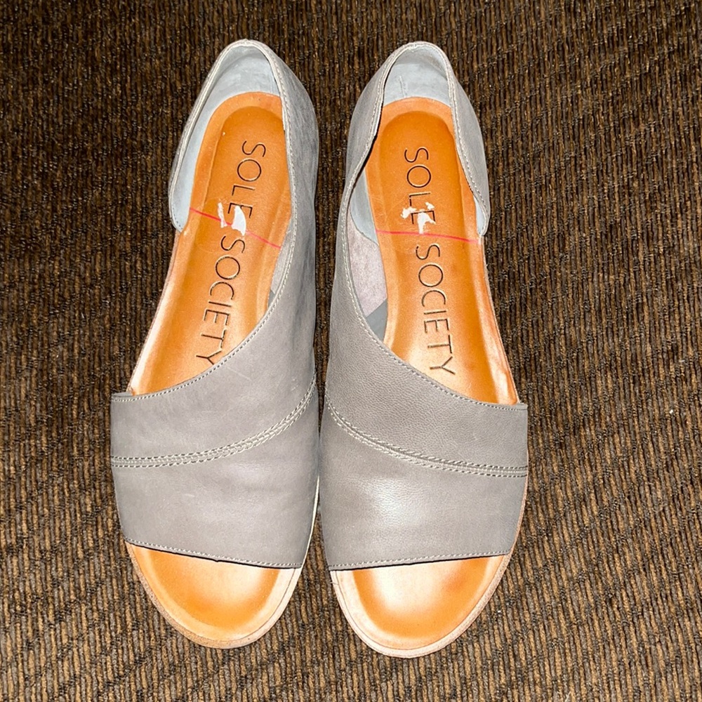 Sole Society Grey Shoes - Size 7